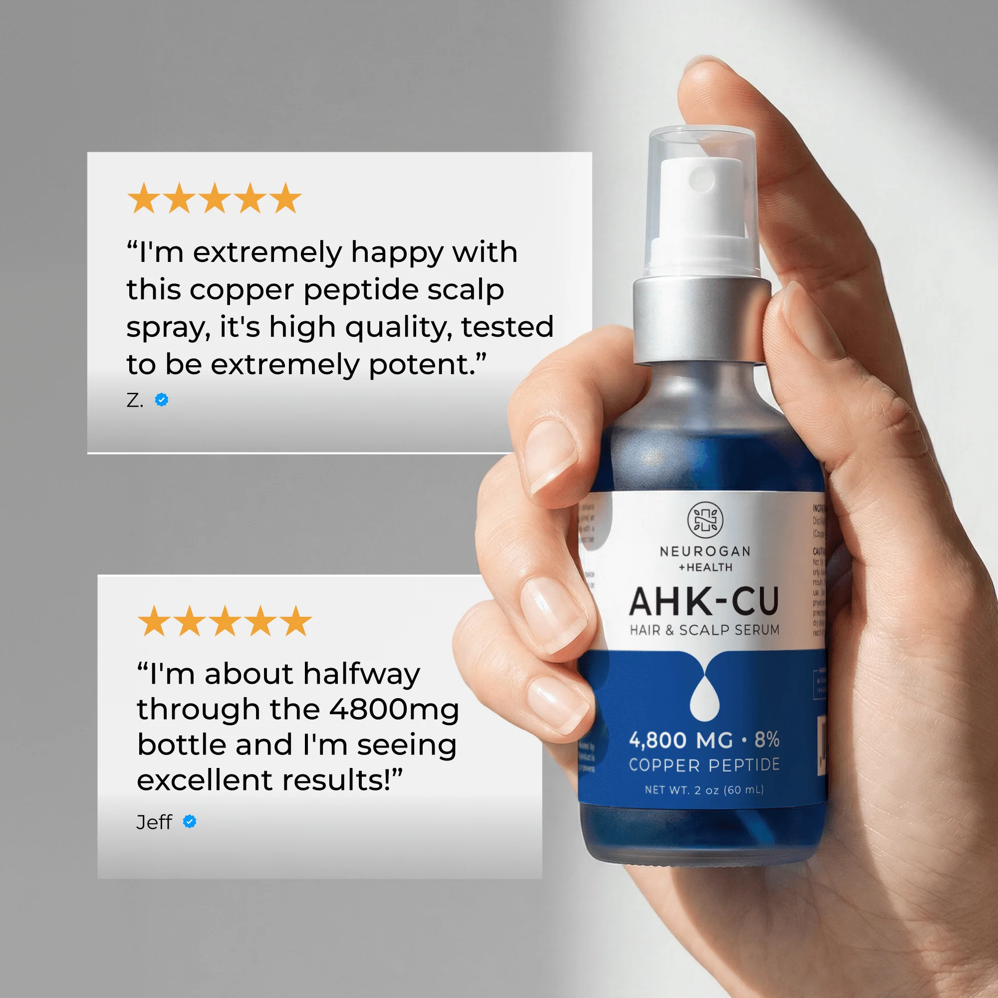 AHK-Cu Copper Peptide Hair Serum 4800mg - Image 7